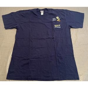 Vintage Looney Tunes Tweety Bird V-Neck T-Shirt Hey You! Quit Staring!
